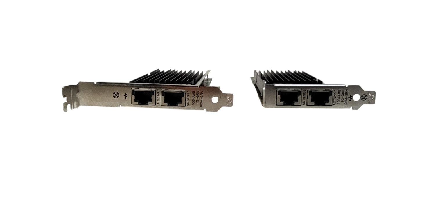 lot of 2x HP Ethernet 10Gb 2-Port 561T Adapter PCIe RJ45 Network Cards 717708