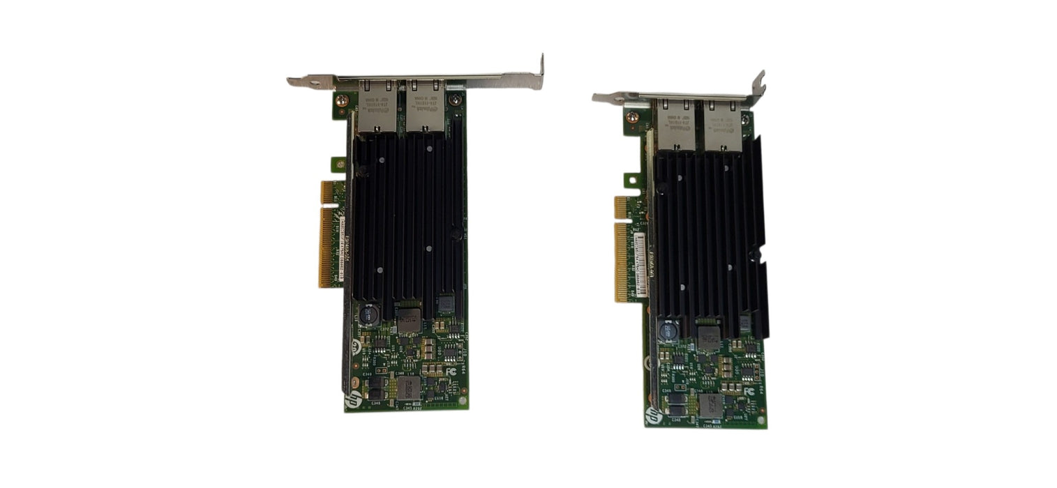 lot of 2x HP Ethernet 10Gb 2-Port 561T Adapter PCIe RJ45 Network Cards 717708