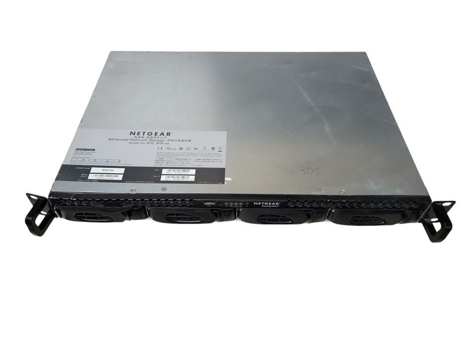 NETGEAR ReadyNAS RNR-4A RN2120v2 4 Bay 1U NAS NO HDD