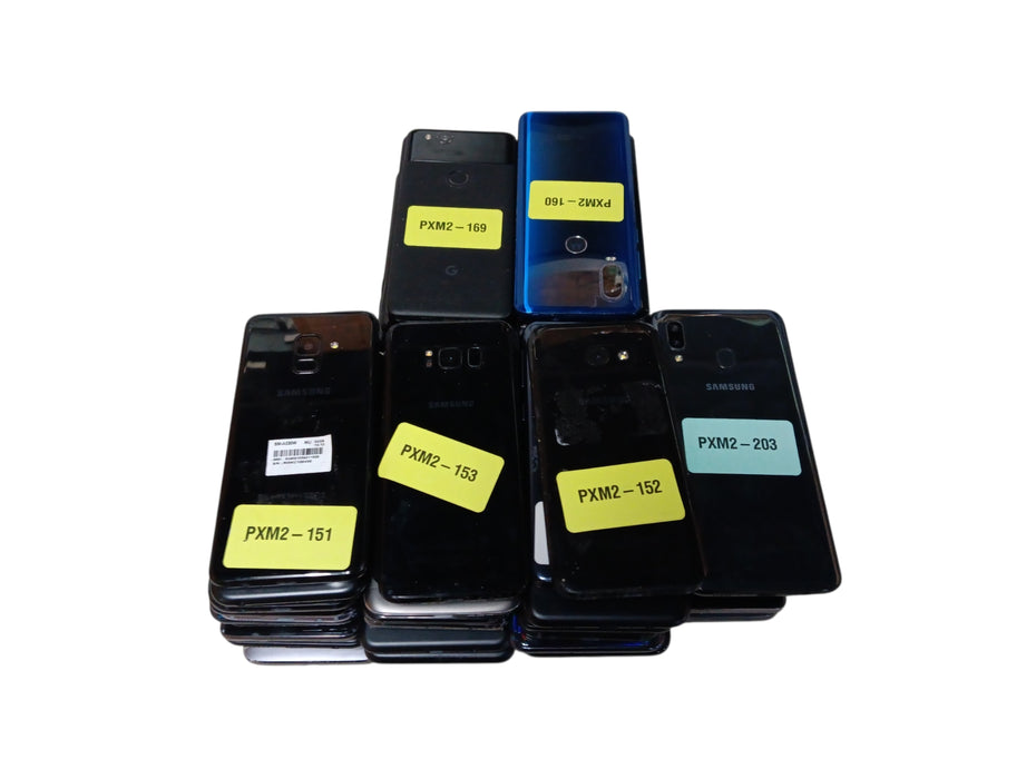 Lot of 63x Android Phones [Samsung / Google / Motorola | B Condition][PXM2-4]