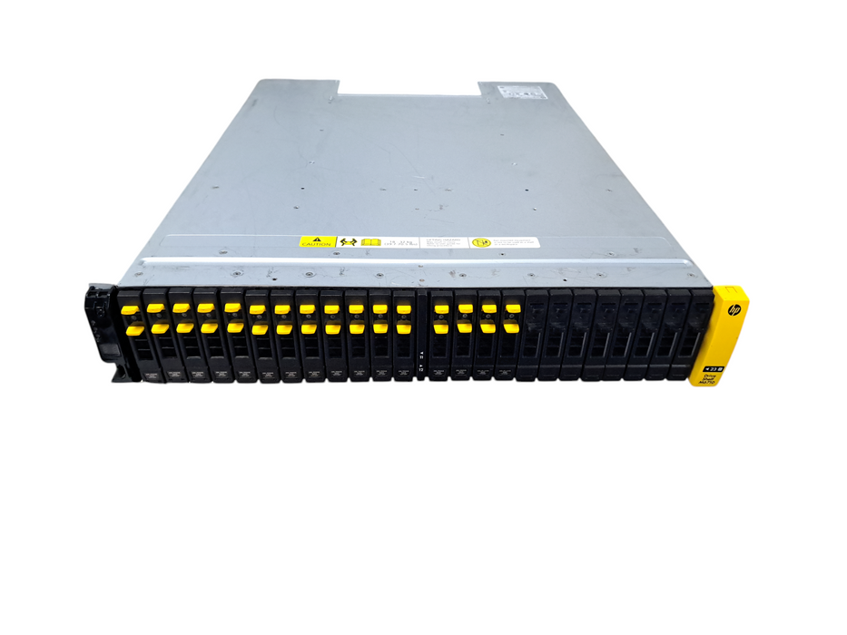 HP M6710 QR490-63012 SAN Storage Array w/ 2x QR491-04400 HPE 3Par SAS I/O Module