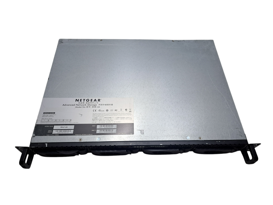 Netgear ReadyNAS RNR-4A RN2120 | 4-Bay Network Attached Storage w/ 4x Caddies