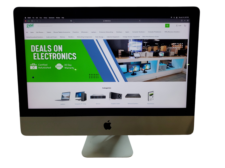 Apple iMac 2019 4K 21.5", i3-8100, 8GB DDR4, 1TB HDD