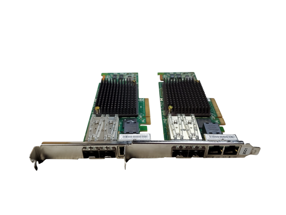 Lot 2x IBM Emulex P006932-42 4-Port PCIe Ethernet Adapter