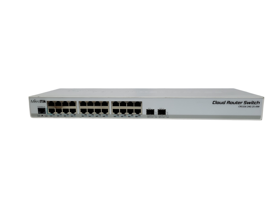 MikroTik CRS326-24G-2S+RM 24 Gigabit Port Switch