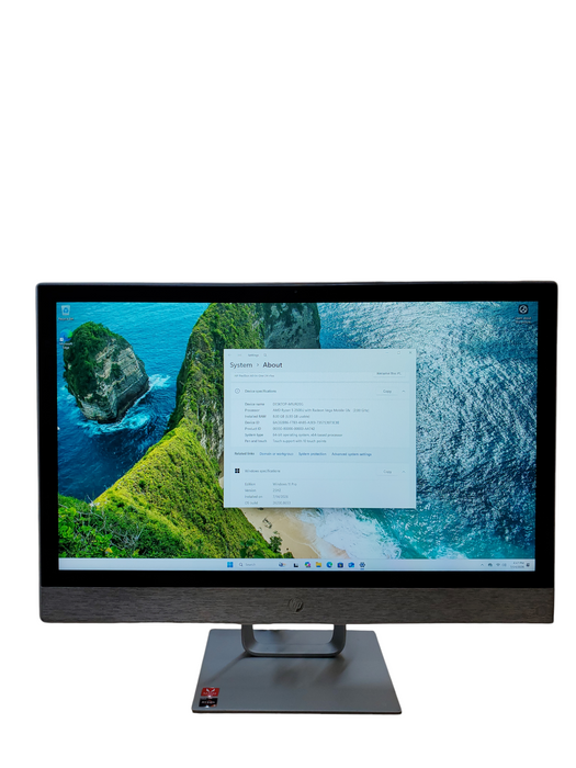 HP PAVILION AIO TOUCH 24-r149 23.8'' AMD RYZEN 5 2500U 2GHz 8GB  256GB M.2