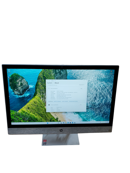 HP PAVILION AIO TOUCH 24-r149 23.8'' AMD RYZEN 5 2500U 2GHz 8GB  256GB M.2