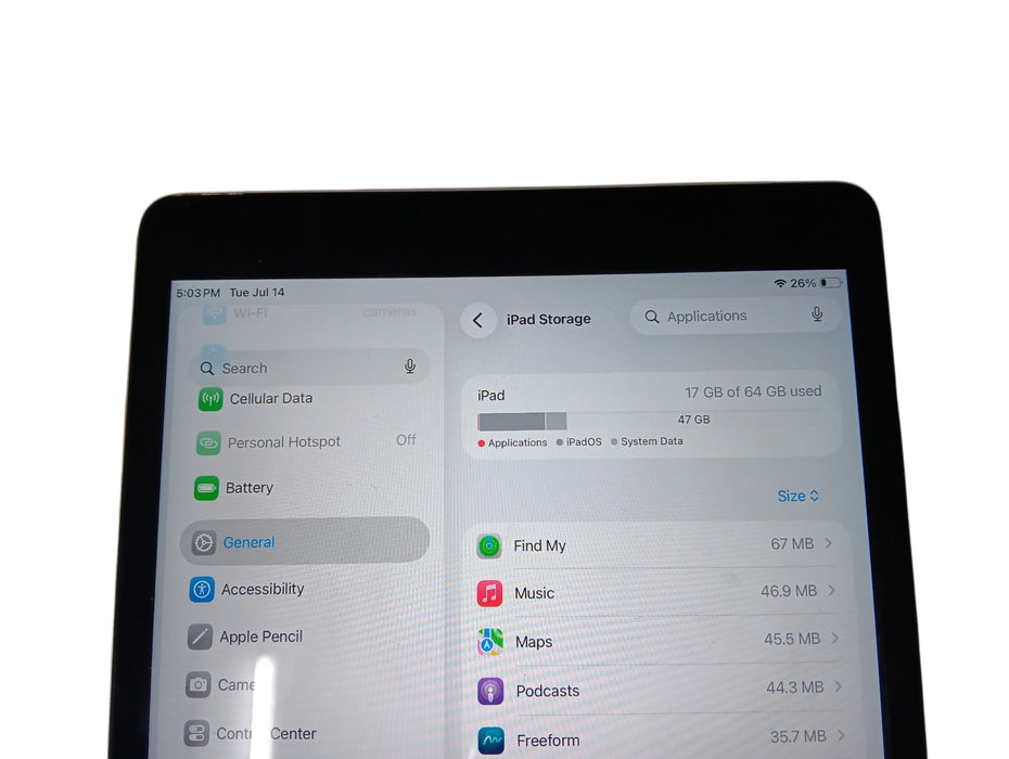Apple iPad 9th Gen - 64GB - Silver [A2603]