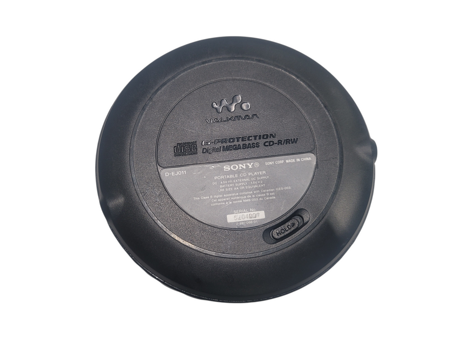 Sony D-EJ011 CD Walkman Portable Player G-Protection Black