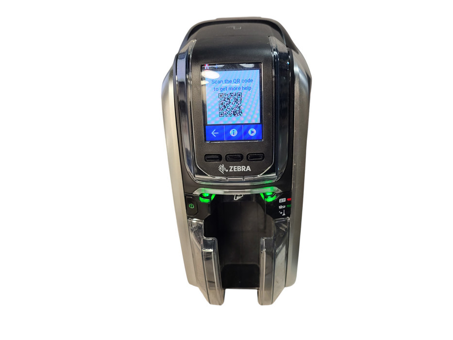 Zebra ZC300 ID Card Printer Desktop USB Ethernet Color ZC31-000C000US00 No AC