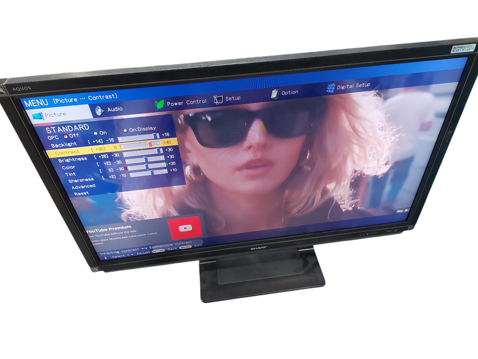 Sharp 52" Aquos Special Edition Liquid Crystal Tv Model: LC-52SE94U