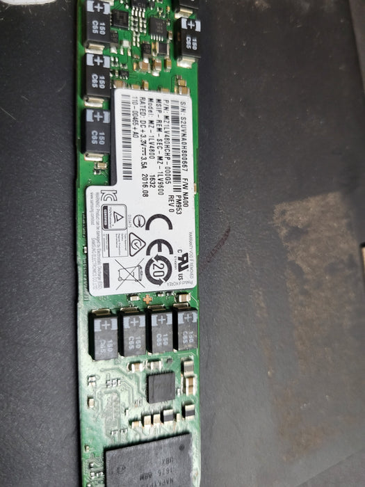 Lot 6x Samsung PM953 480GB M.2 22110 NVMe PCIe Enterprise SSD PLP MZ-1LV4800