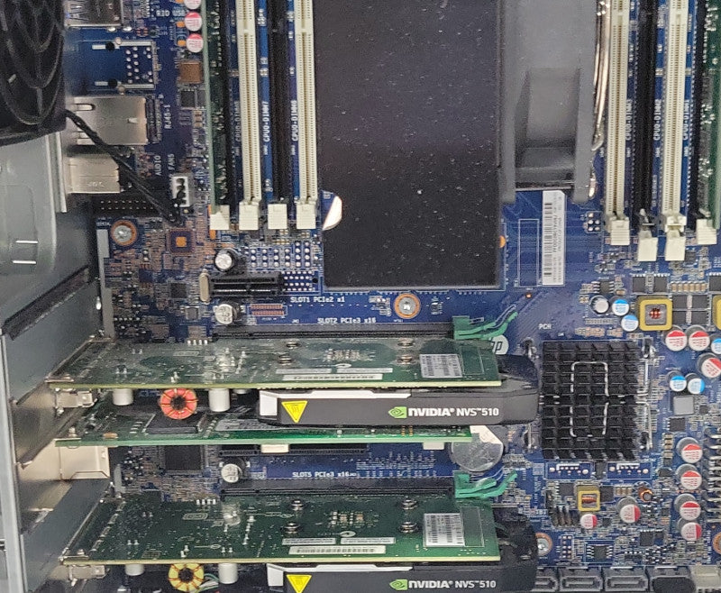 HP Z440 Workstation Xeon E5-1603v3 2.80 GHz 16GB DDR4 2TB HDD, 2x NVS 510 GPU _