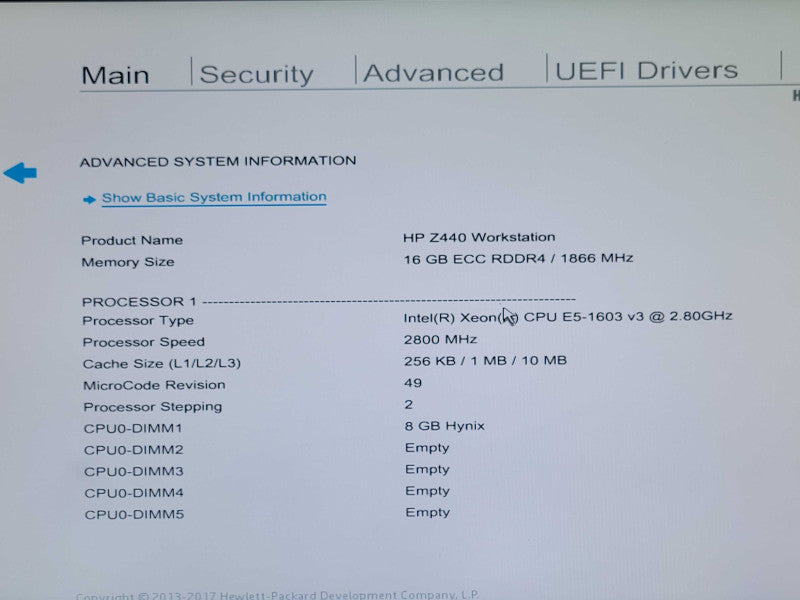 HP Z440 Workstation Xeon E5-1603v3 2.80 GHz 16GB DDR4 2TB HDD, 2x NVS 510 GPU _
