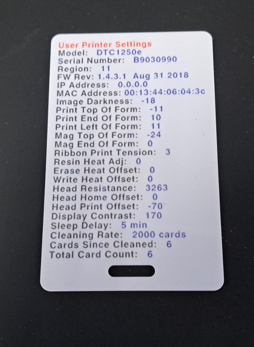 HID Fargo DTC1250e Dual-sided Color ID Card Badge Printer