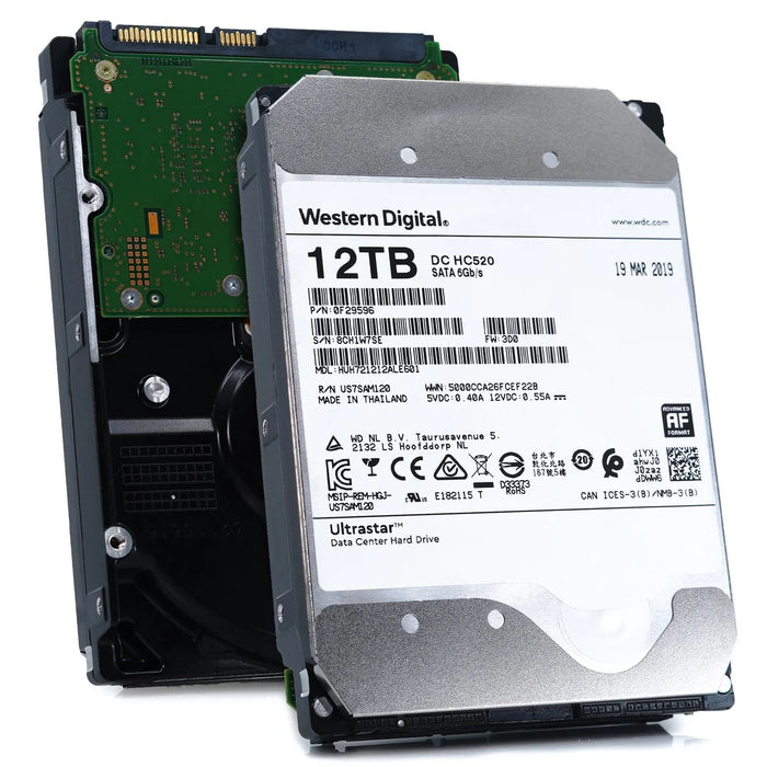 WD 12TB 5400rpm SATA 6Gb/s 256MB 3.5in Hard Drive WD120EDBZ 100% Health