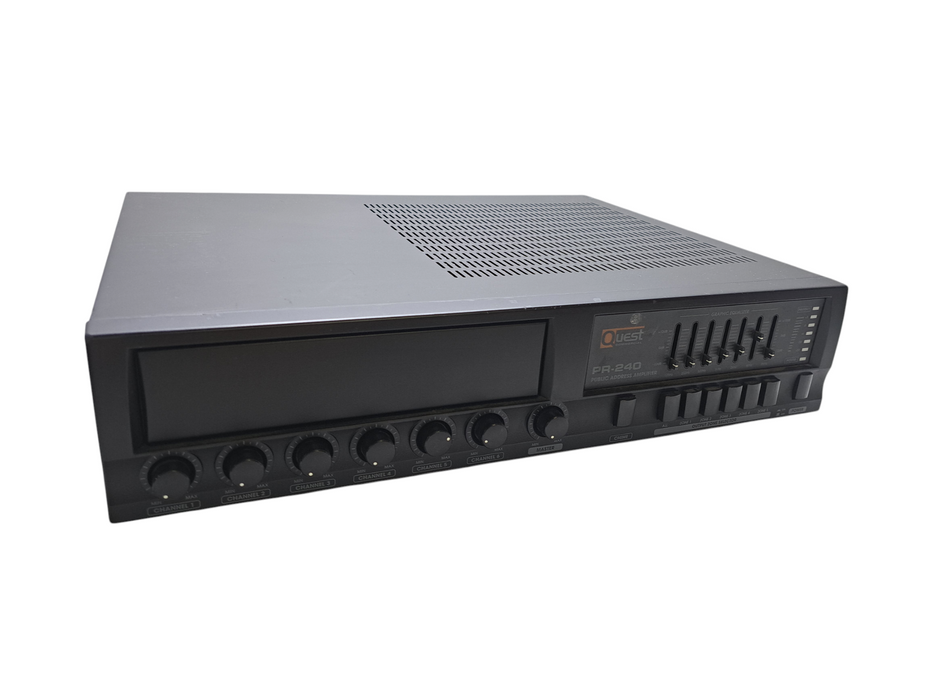 Quest Commercial PR-240 Public Address Amplifier *READ*