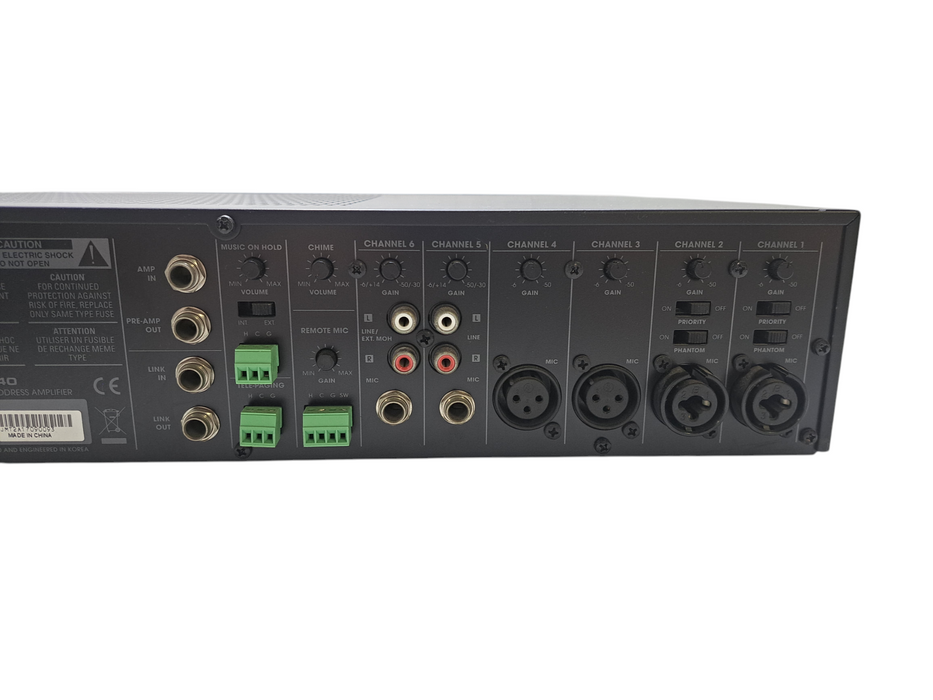 Quest Commercial PR-240 Public Address Amplifier *READ*
