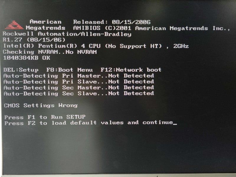 Allen Bradley 6181H-2PXPHDC Series Integrated industrial Computer  _
