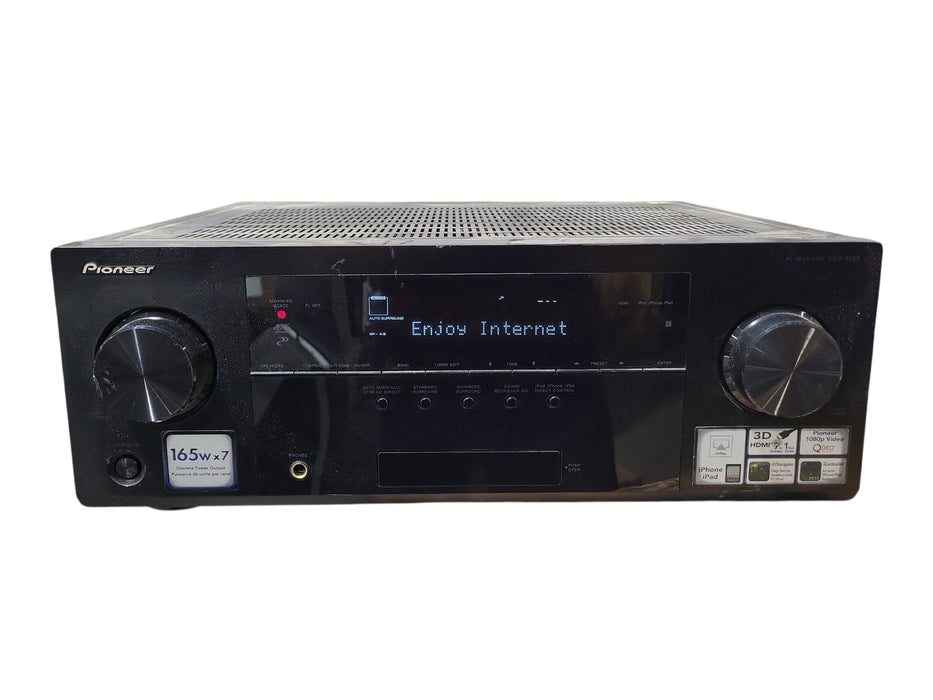 Pioneer VSX-1122-K Home Theater Surround Stereo Receiver, No Remote