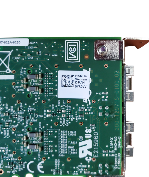 Dell 0YR0VV BCM957412 Dual-Port 10GB Network Card - Low Profile