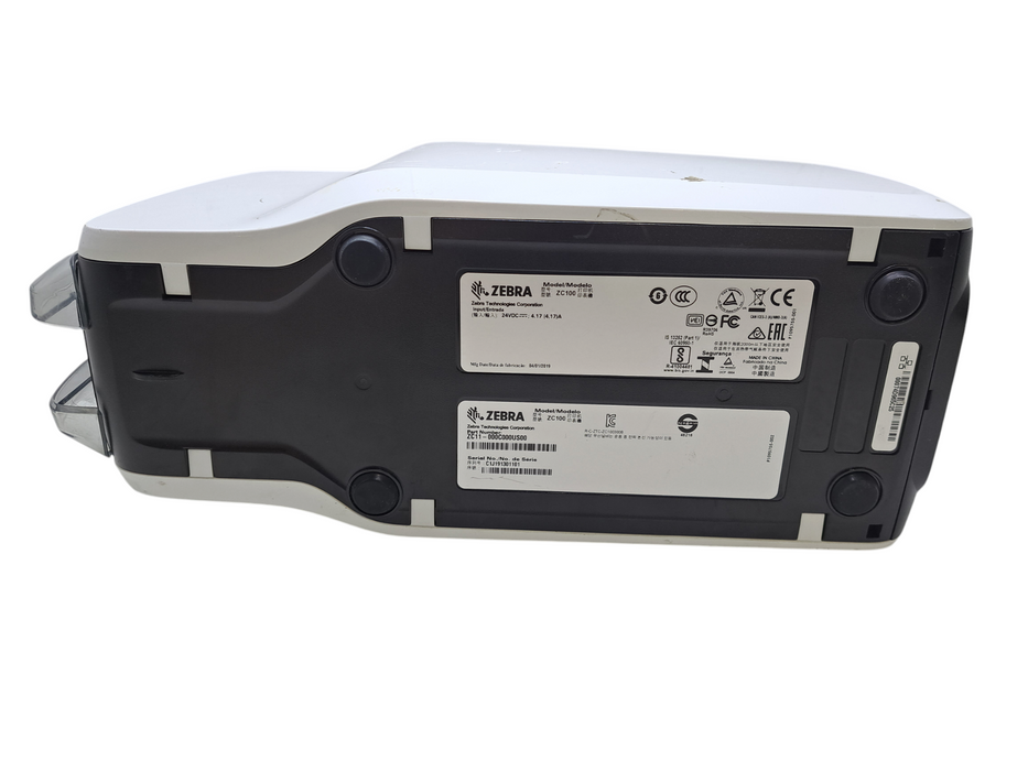 Zebra ZC100 LT Single Sided - ID Card Printer ZC11-000C000US00 *No AC