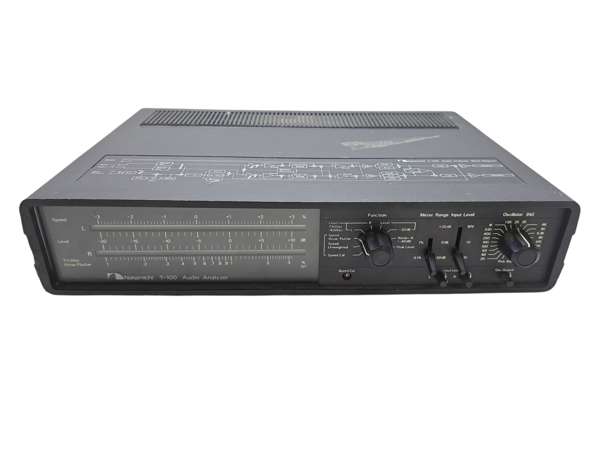 Nakamichi T-100 Audio Analyzer Vintage *PARTS READ* — retail.era