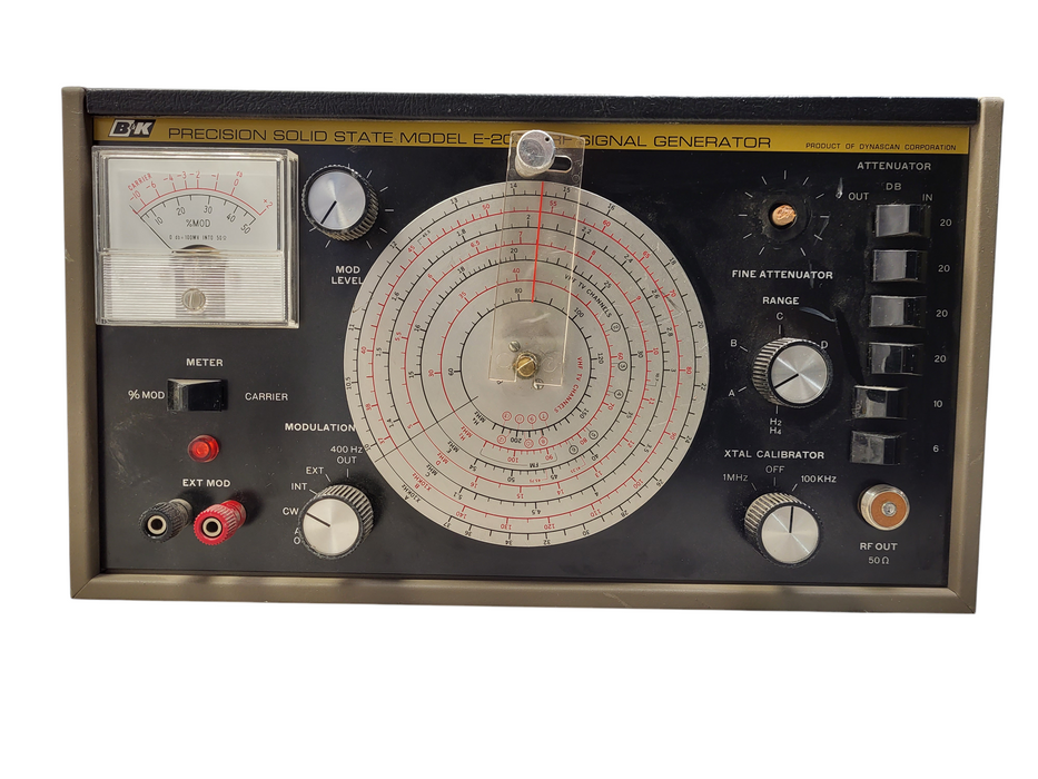 Vintage B&K Precison Solid State Model E200D E-200D RF Signal Generator READ