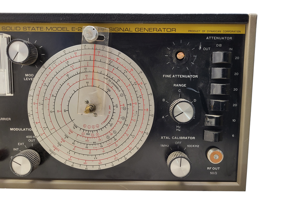 Vintage B&K Precison Solid State Model E200D E-200D RF Signal Generator READ