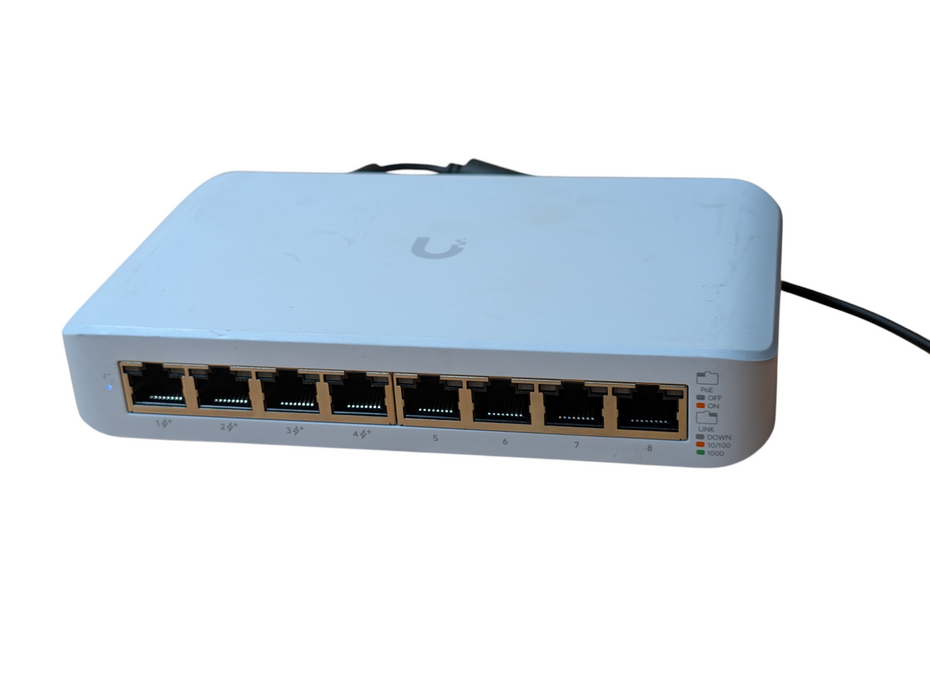 Ubiquiti UniFi USW-Lite-8-PoE 8-Port Gigabit PoE  Managed Switch PELASE READ