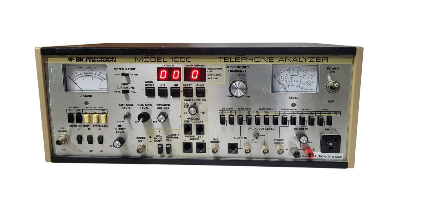 Vintage B&K Precision Model 1050 Complete Telephone Product Analyzer | READ