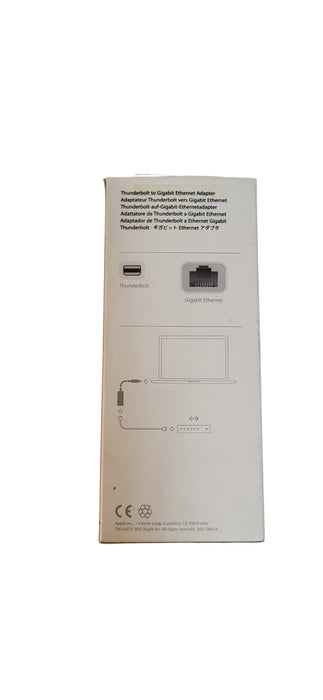 Open Box Apple Thunderbolt To Gigabit Ethernet Adapter MD463LL/A A1433