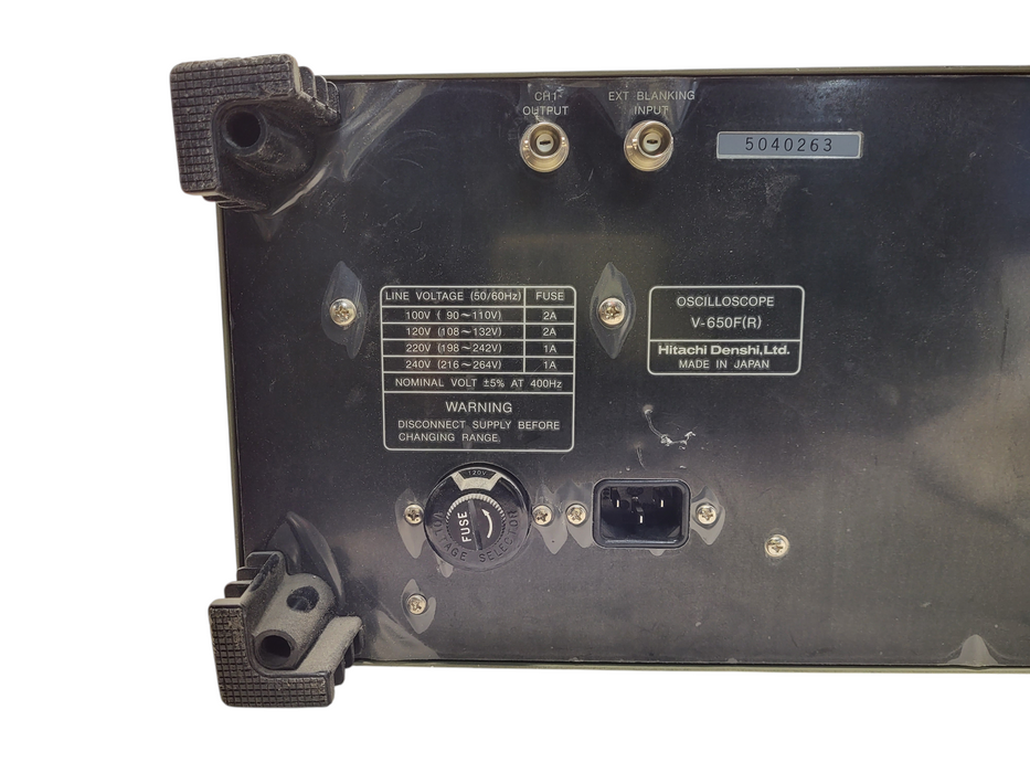 HITACHI Denshi Ltd. - Oscilloscope - V-650F / V650- 60MHz READ