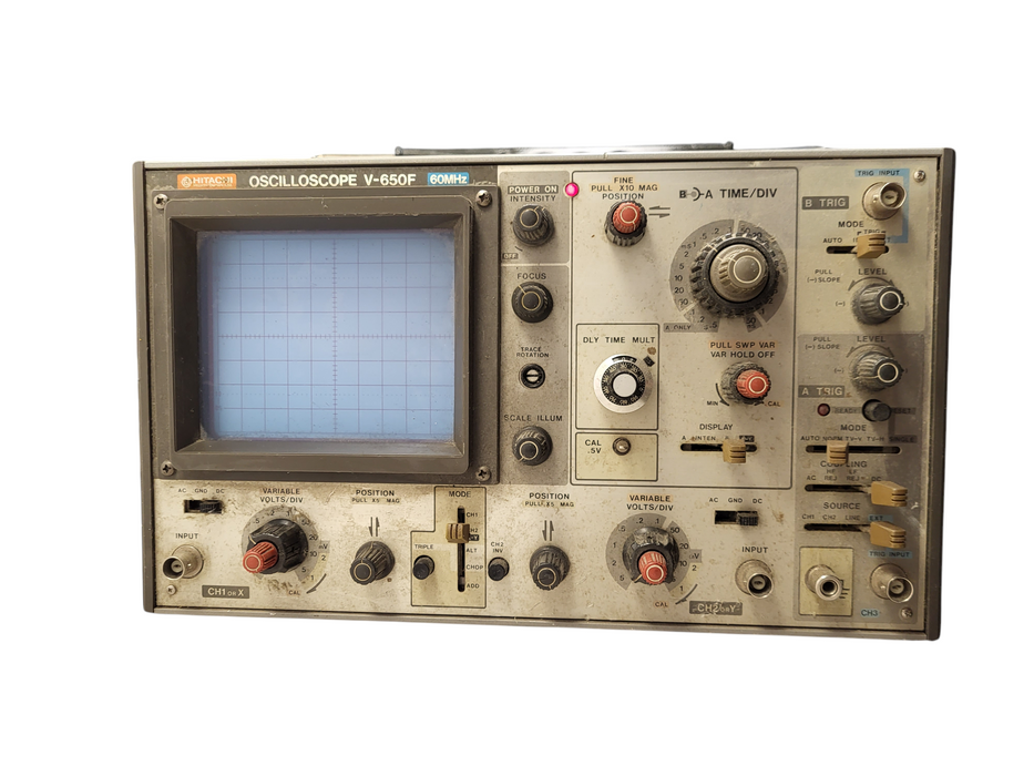 HITACHI Denshi Ltd. - Oscilloscope - V-650F / V650- 60MHz READ