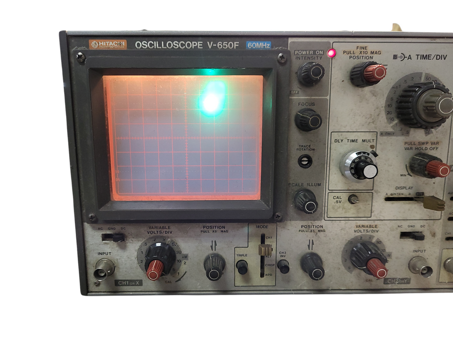 HITACHI Denshi Ltd. - Oscilloscope - V-650F / V650- 60MHz READ