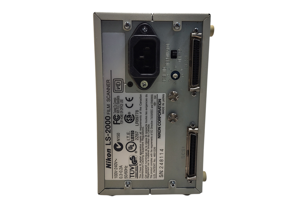 Nikon CoolScan LS-2000 Slide Negative Scanner