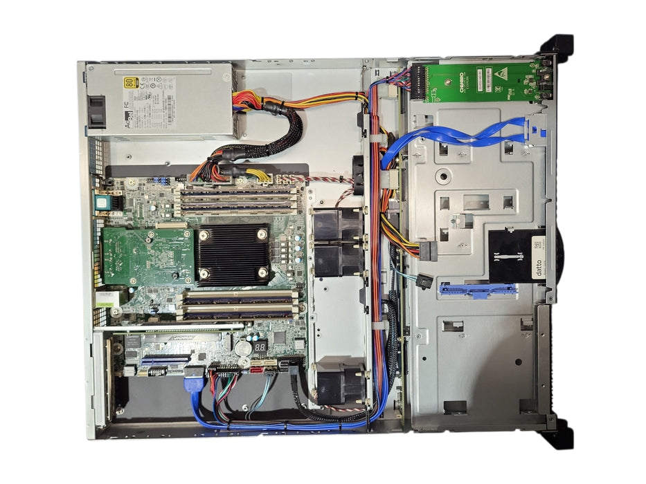 Datto Siris 4 S4P6 1U 4x3.5", Xeon D2143IT 2.20GHz, 48GB DDR4, No HDD, 400W PSU