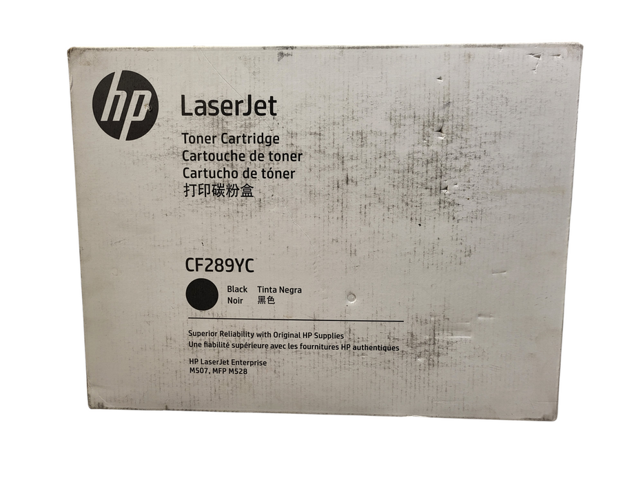 HP CF289YC Black Toner Cartridge for LaserJet New Sealed OEM For M528 M507