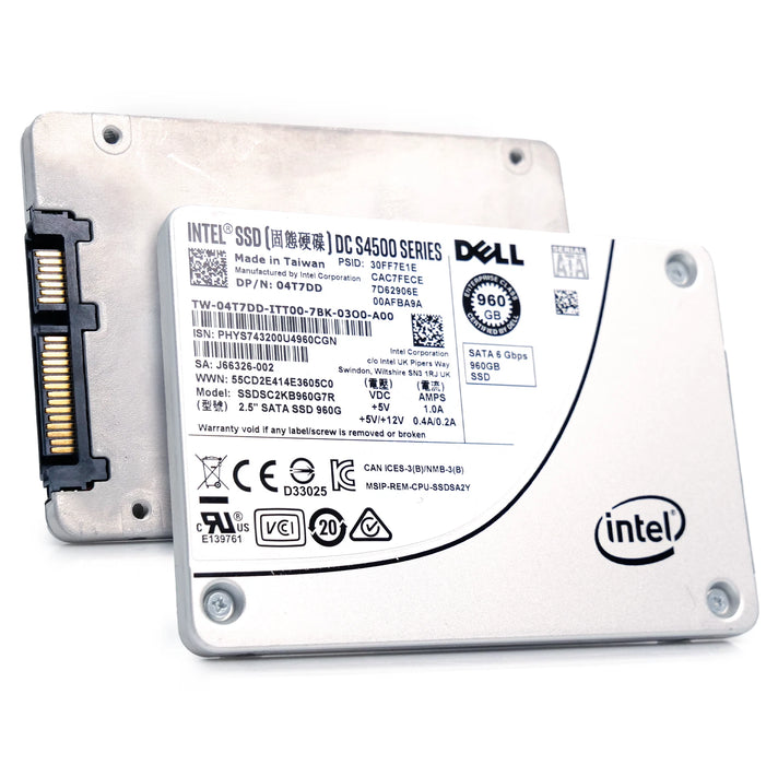 Lot 12x 960GB SATA 2.5" 7mm SSD - Assorted Brands