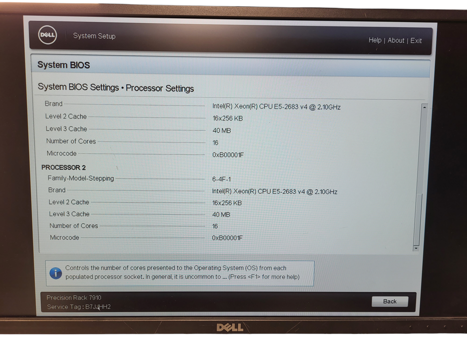 Dell Precision Rack 7910 2.5" 2x E5-2683 v4 16GB DDR4 PERC H330 Mini 1100W PSU