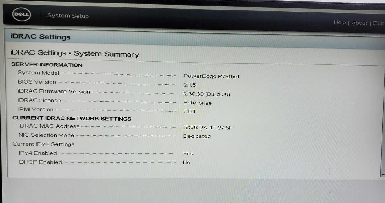 Dell PowerEdge R730xd - 1x Xeon E5-2620 v3, 128GB DDR4, H730 Mini - No HDD