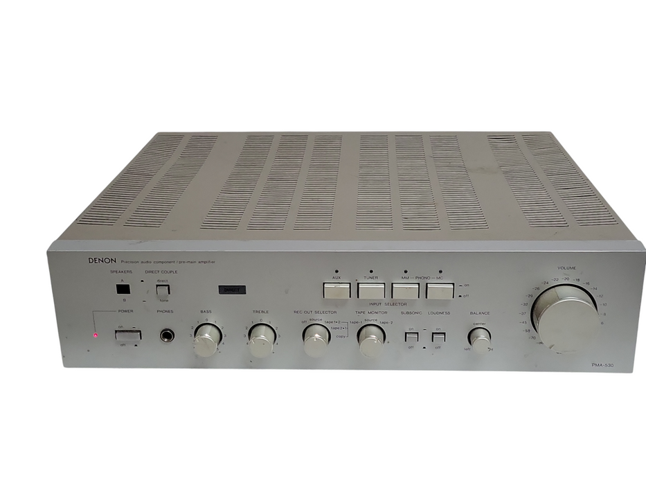 Denon Precision audio component / Pre-main amplifier PMA-530, No Remote, READ