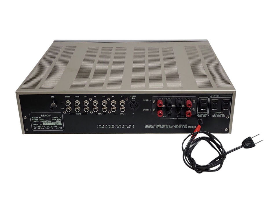 Denon Precision audio component / Pre-main amplifier PMA-530, No Remote, READ
