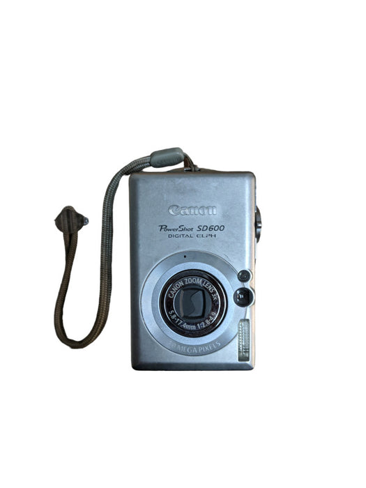 Canon PowerShot SD600 Digital Elph 6.0MP PC1193 - No Battery, No SD Card