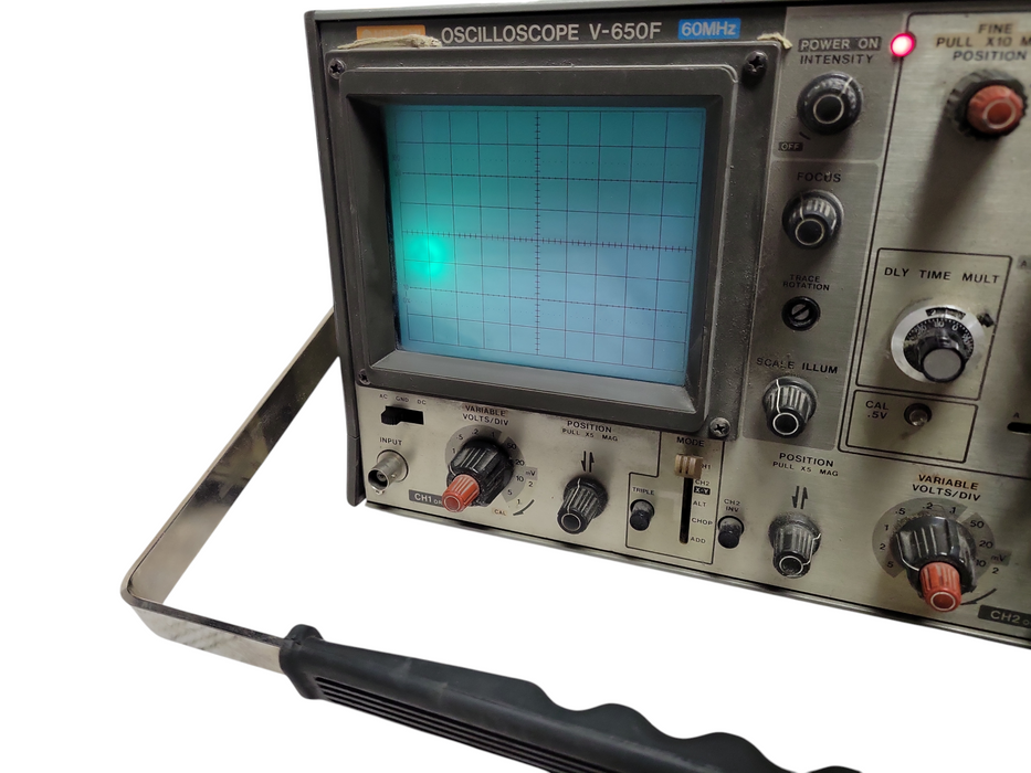 HITACHI OSCILLOSCOPE V-650F READ
