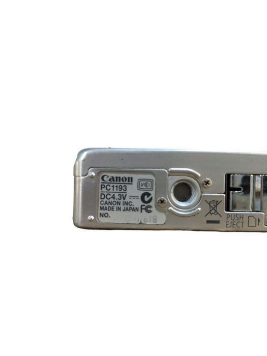 Canon PowerShot SD600 Digital Elph 6.0MP PC1193 - No Battery, No SD Card