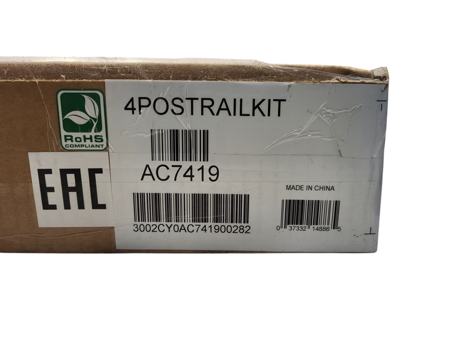 Tripp Lite 4POSTRAILKIT Adjustable Rack Mount Shelf Rail Kit Brand new