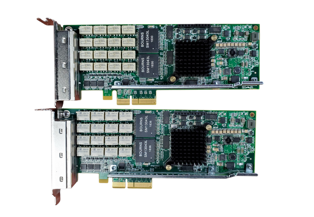 Lot 2x Silicom PE2G4BPI35LA-SD Quad Port Gigabit PCIe x4 Ethernet Server adapter