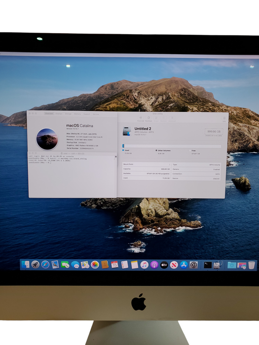 Apple iMac 27" Late 2015 i5-6500 3.20GHz 8GB 1TB HDD/R9 M380/5K Retina