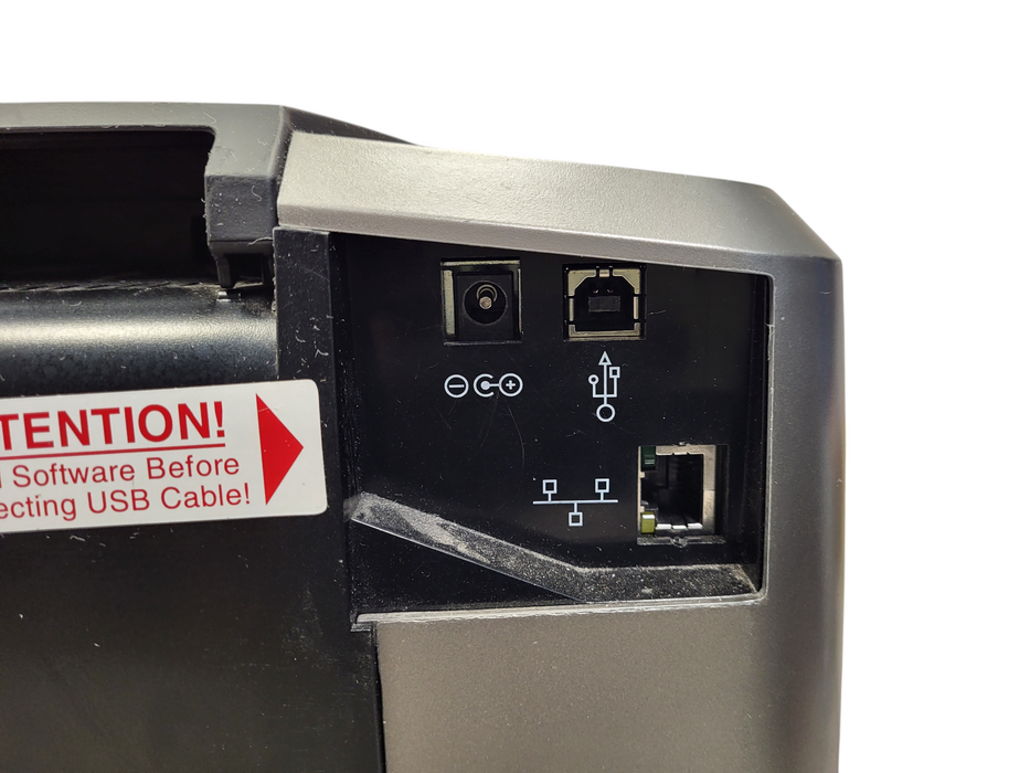 HID Fargo DTC1250e Dual-sided Color ID Card Badge Printer No AC